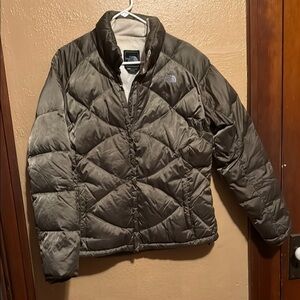 The North Face Women's Gray Puffer Jacket